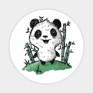 Bamboo Panda Magnet